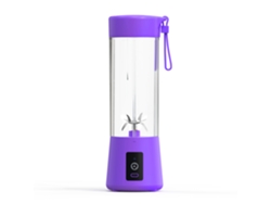 Licuadora Portátil Con Seis Cuchillas De 13 Onzas Para Jugos, Yogures, Batidos Y Batidos Con Puerto De Carga Usb Tipo C CHRUI Púrpura