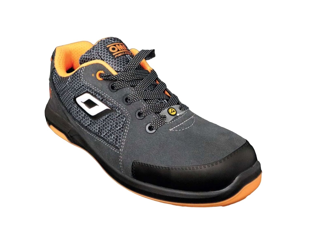 Zapatos de Seguridad OMP Meccanica Pro Sport Laranja S1P Hombre (42 - Gris)