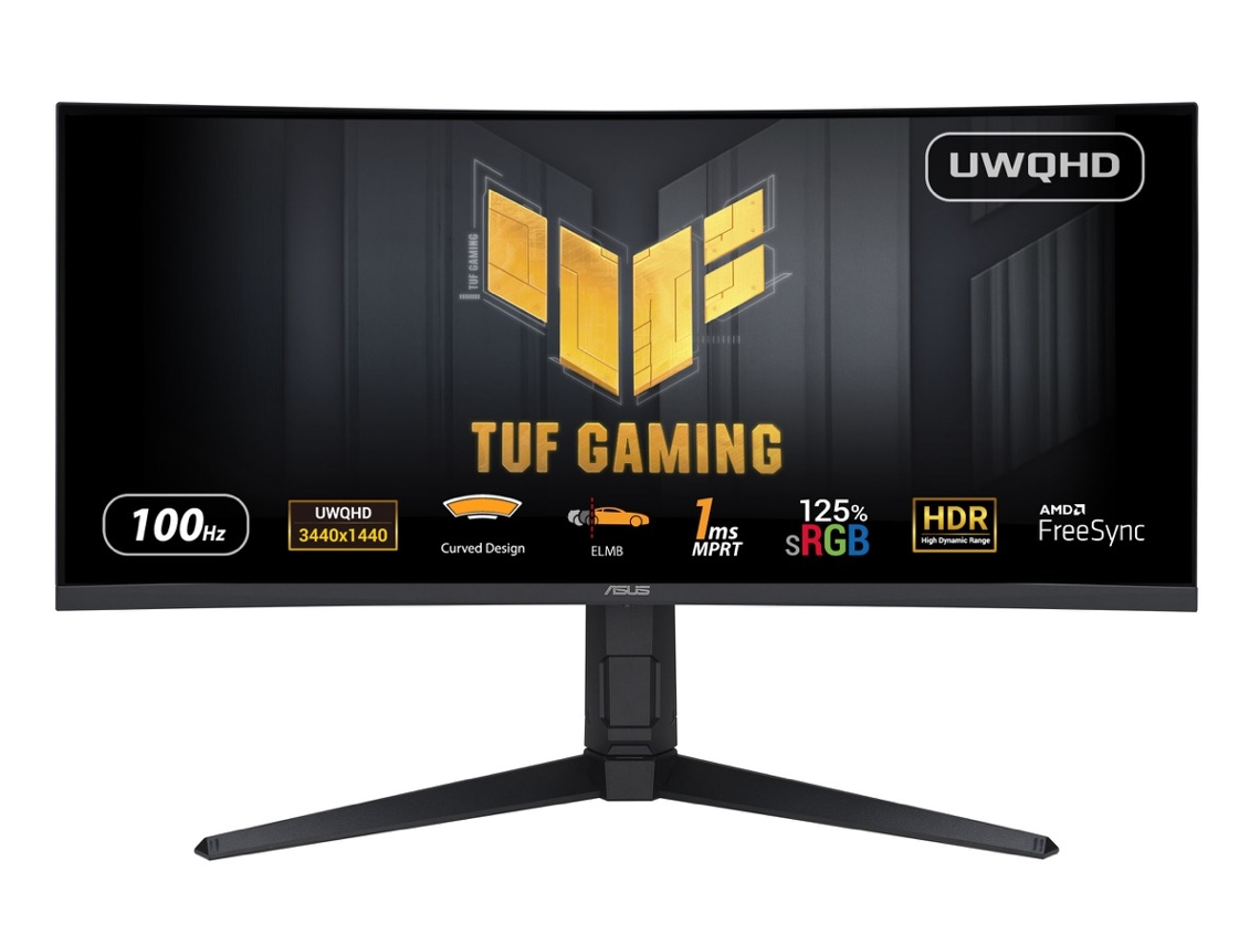 Monitor Gaming ASUS TUF VG34VQEL1A (34'' - 1 ms - 100 Hz - FreeSync)