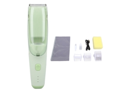 Peine Para El Cabello Infantil Con Aspiradora, Inalámbrico, Recargable, Resistente Al Agua Ipx7, Verde