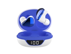 YEMAESRE Pequeños Auriculares Inalámbricos Bluetooth con Cancelación de Ruido Azul
