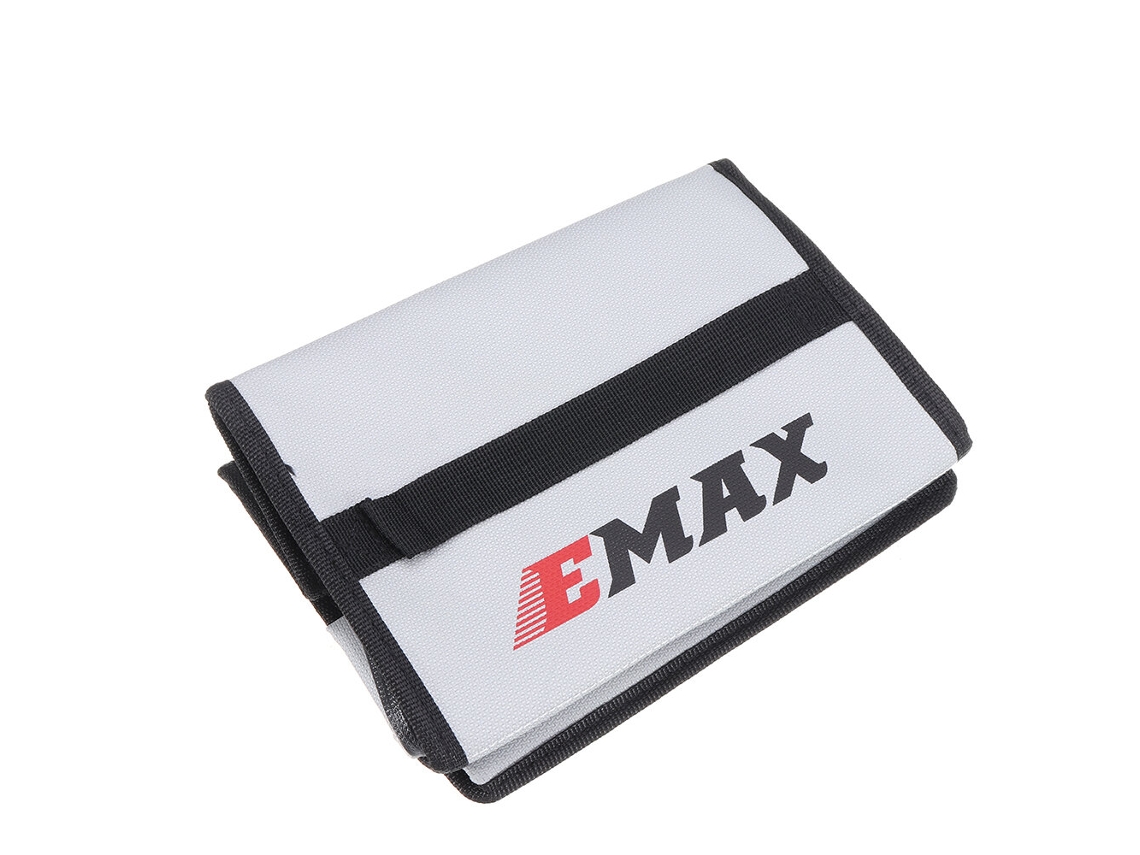 Bolsa de seguridad para batería de polímero de litio Emax de 200 x 150 x 150 mm con luz para dron y avión teledirigido Tinyhawk
