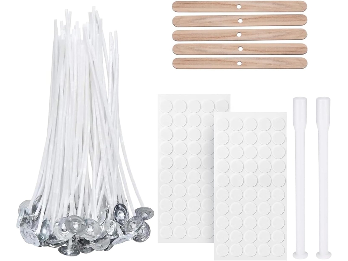 Paquetes De 100 Paquetes De Algodón Para La Fabricación De Velas, Velas Caseras.