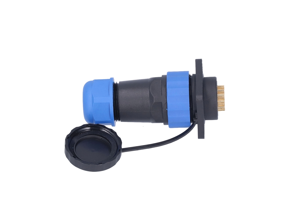 Omni-conector De Alimentación Aérea Impermeable Socket Plug Flange Cuadrada 4 Agujeros Ac 5a Sp28