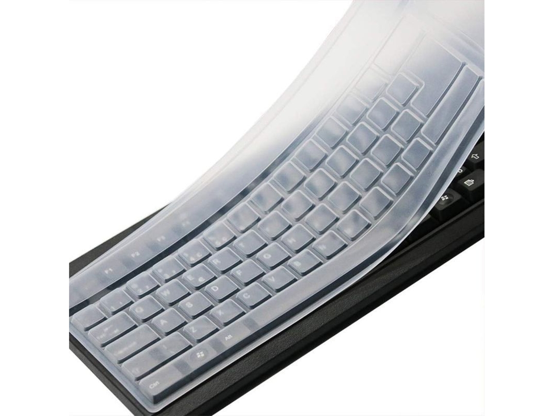 Protector De Teclado De Silicona Impermeable Y A Prueba De Polvo Para Teclados Estándar Y Portátiles De Hasta 17 Pulgadas.