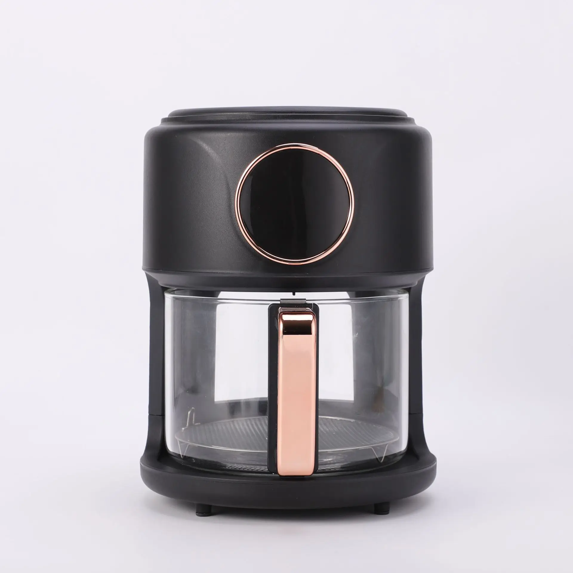 (negro) Freidora De Aire Multifuncional De Vidrio Sin Aceite Con Visión De 360°