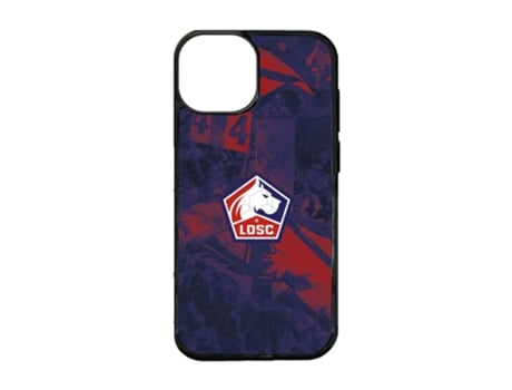 Funda Móvil Oficial Lille Fc para iPhone 15 PHONECASES3D Piel Sintética