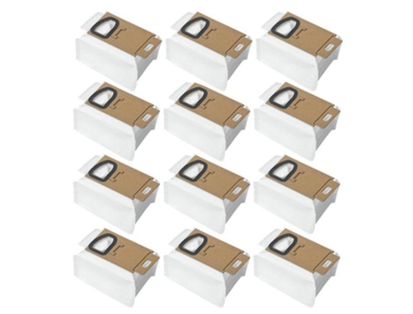 Saco de pó 12 peças para aspirador de pó sem fio xiaomi roborock h6/h7