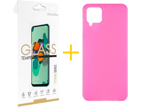 Carcasa + Protector de Pantalla para Huawei P40 Lite SKYHE Rosa