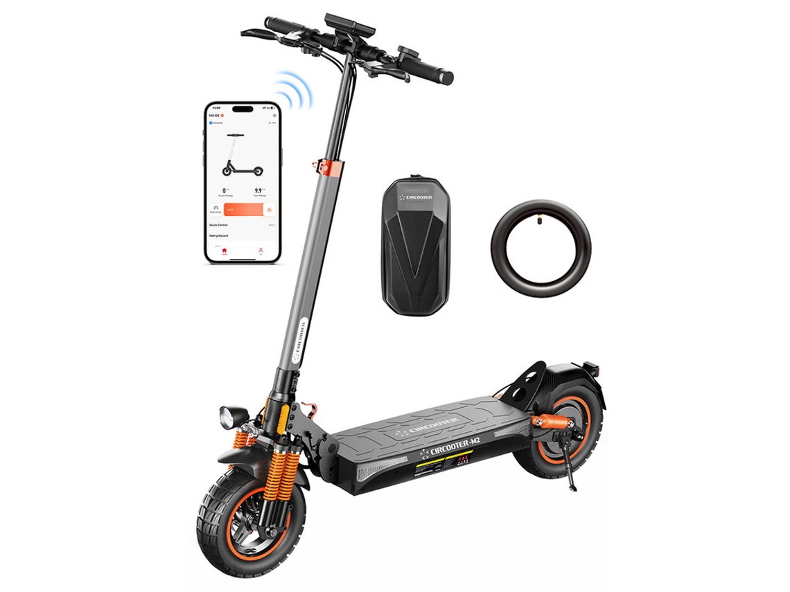 Patinete Eléctrico Circooter M2 Abe Versión 500w Velocidad Máxima 20km/h Autonomía 60 70km Freno de Disco y Freno Electrónico Doble Amortiguación