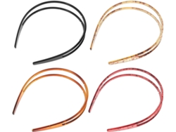 4pcs Diademax Pour Mujers La Mode En Pc Dents, Maintien Des Cabello, Design Unique Y Polyvalent