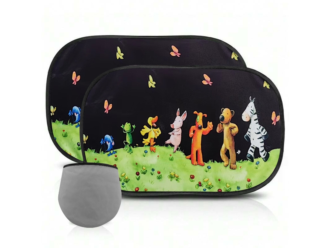 Parasol Infantil Para Coche Henten Home 51 X 31 Cm - Protección Solar Y Contra El Calor (2 Unidades)