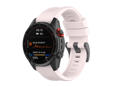 Correa para Smartwatch de Silicona para Garmin Fenix 7X 26 mm Rosa