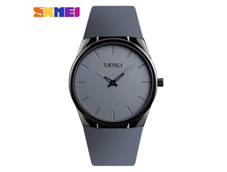 Reloj de pulsera de cuarzo para hombre Relojes analógicos casuales clásicos impermeables - Gris VEANXIN