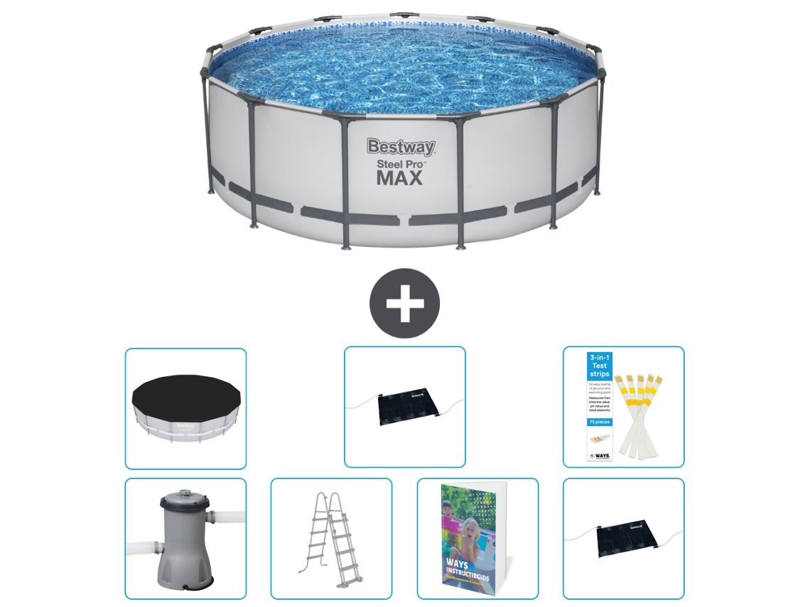 Bestway Piscina Bestway Steel Pro Max Redonda - 427x84 Cm - 8-peças S562