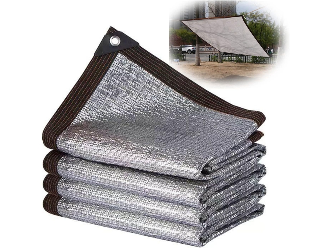 Lona De Malla Resistente Aluminio , Con Ojales Sombra