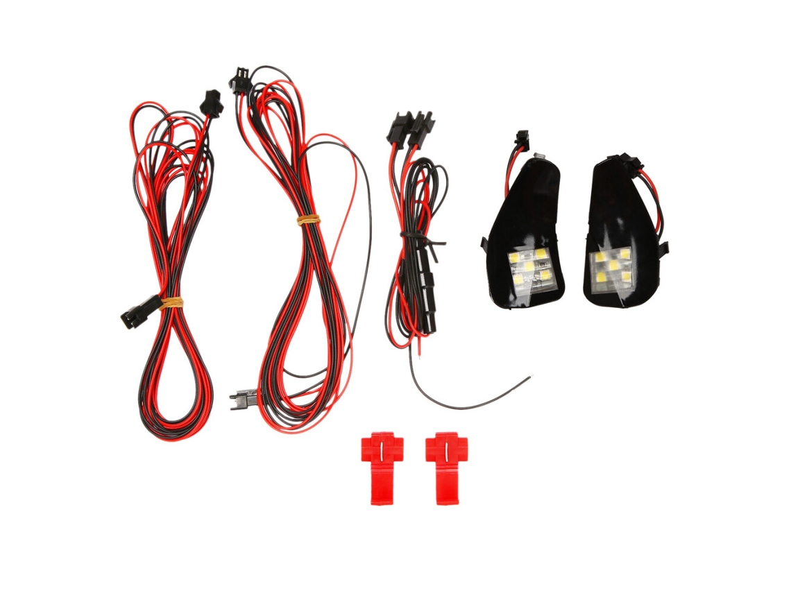 Luces Led De Cortesía Para Espejo Retrovisor, Debajo Del Espejo Lateral, Para Alphard Serie 20 Vellfire Ii, Luz Blanca.