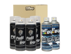 Pack 4 X Spray Full Dip Blanco + 2 X Barniz Super Brillo