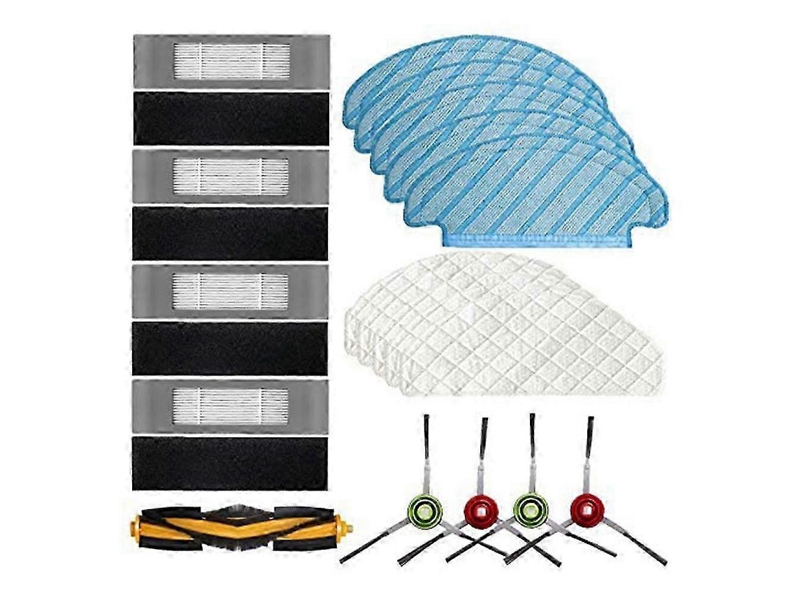 Repuestos Compatibles Con El Cepillo Lateral Principal Y Las Almohadillas De Fregado Del Robot Aspirador Ozmo T8 T8max.