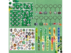 Set Fiesta Aficionados: Pulseras Chasqueables, Llaveros, Pegatinas Y Bolsas De Regalo