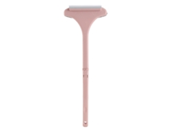 Escova de limpeza de portas Jinwei com cabo longo removível, removedor de mosquitos e ácaros, utensílio de limpeza doméstica rosa