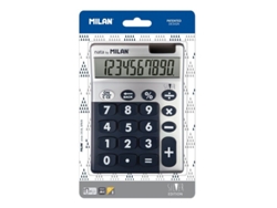 Calculadora Mediana de MILAN Blue Silver 10 Dígitos