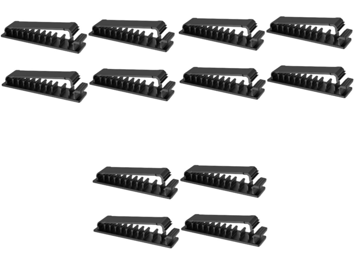 Juego De 3 4 3 Organizadores De Cables Usb Ajustables Con Clip De Almacenamiento