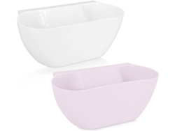 Cubo Cocina 2 Oz 3,8l Pendente, Bancada, Blanco Rosa ZYBLSSBB