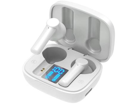 Auriculares Bluetooth True Wireless ENZONS Inalámbrico con Micrófono Batería Larga Estéreo Inmersivo Táctil Impermeable Blanco