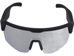 Gafas de sol con auriculares inalámbricos, lentes con protección solar, micrófono con cancelación de ruido.