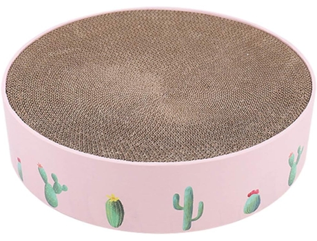 Juguete para gatos, cartón corrugado para gatos, rascador de hierba gatera, alfombrilla para rascar uñas, cama para gatitos, cama para gatos, jugue...