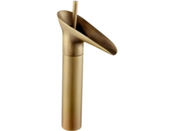 Grifo De Baño De Bronce Antiguo, Grifo Mezclador Alto Para Lavabo, Grifo De Baño Con Válvula De Cerámica, G 3/8