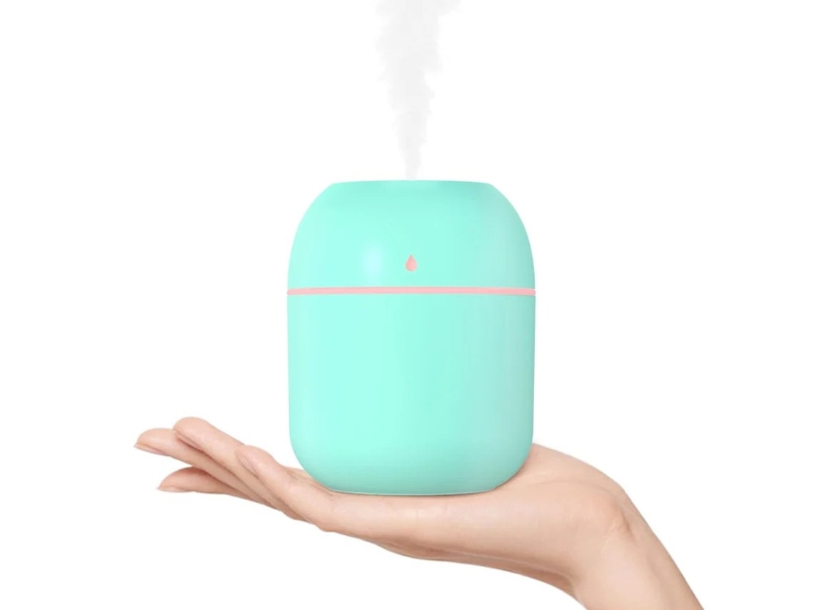 Humidificador portátil con 2 modos y apagado automático para coche/dormitorio, Bestvite Verde