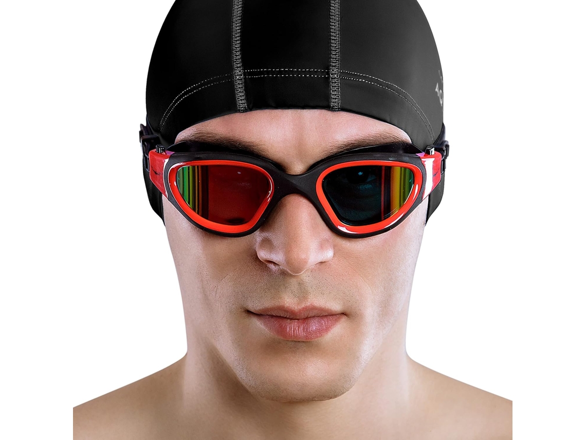 Gafas de natación con visión ampliada para entrenamiento en piscina y aguas abiertas