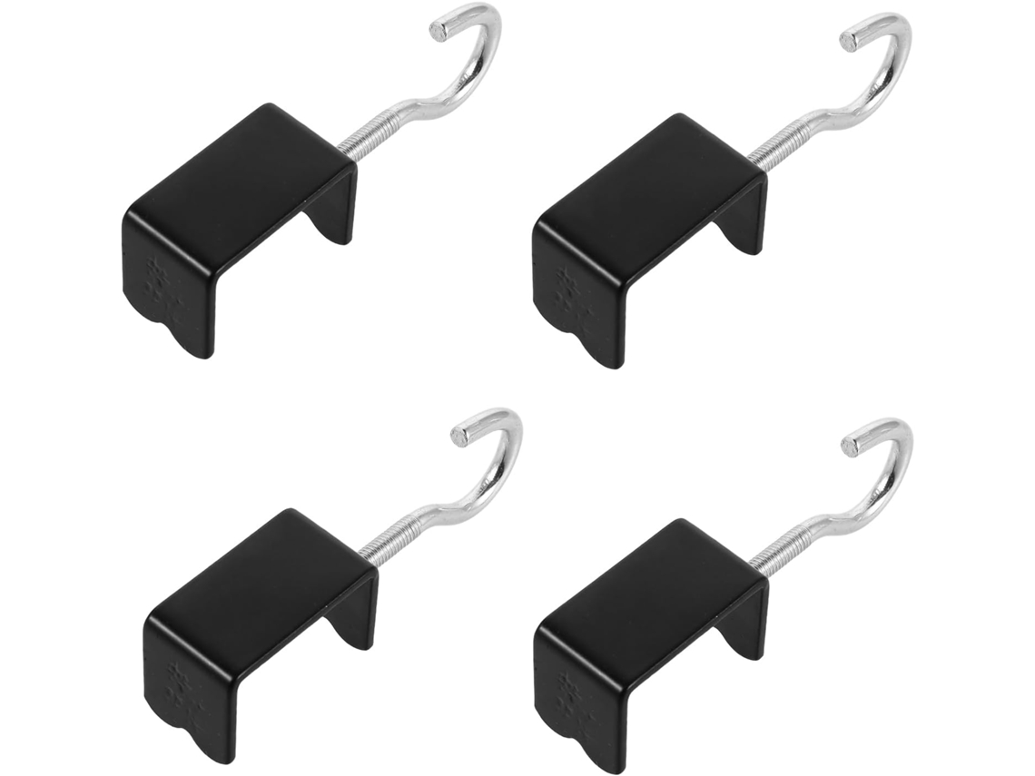 Juego De 4 Ganchos De Escritorio Para Mochilas Y Soportes Portátiles, Sin Adhesivo.