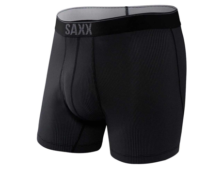 Ropa interior para Hombre SAXX UNDERWEAR Quest Fly Negro para Montaña (XS)