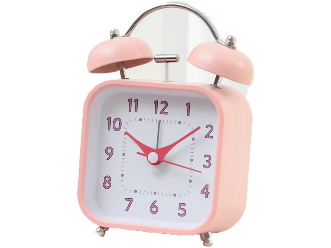 Despertador Digital De Escritorio Para Dormitorio. Diseño Elegante Y Práctico. Alarma Pequeña (rosa).