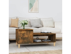 Mesa de Centro Apoyo 100X50X45 cm Derivados Madera Roble Ahumado