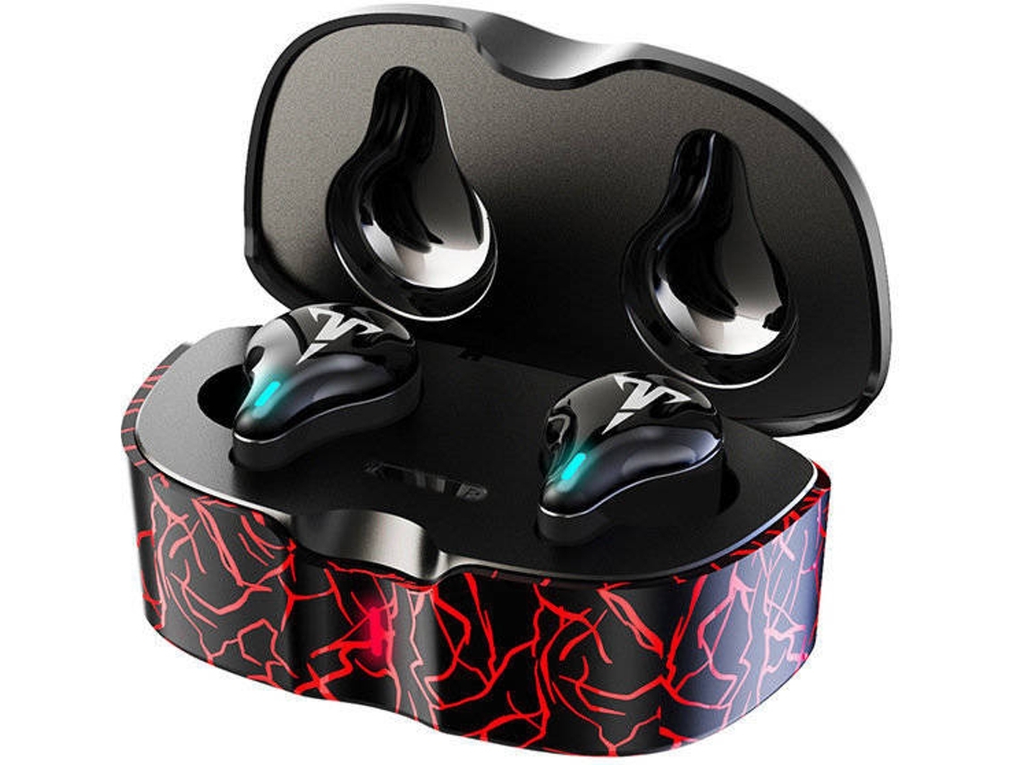 Auriculares Bluetooth True Wireless 19T826 Micrófono interno con cancelación de ruido Vermelho VEANXIN