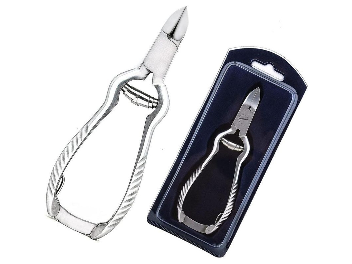 Cortauñas Profesional Con Mango Ergonómico Para Uñas Gruesas Y Encarnadas, Fabricado En Acero Inoxidable Resistente A La Corrosión.