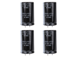 4 Condensadores Electrolíticos De Audio De 10000uf 63v 30*50mm Para Componentes Electrónicos De Amplificadores
