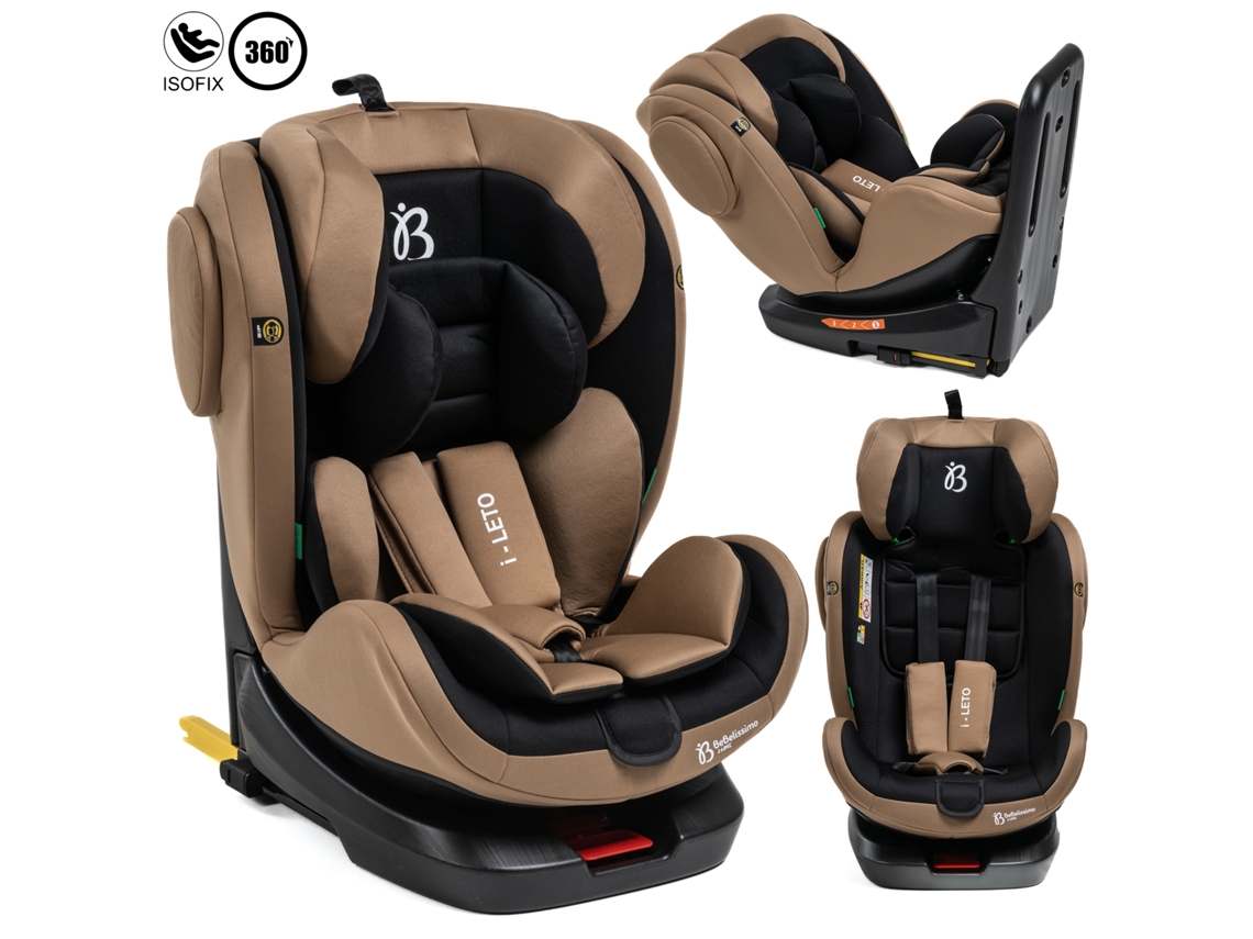 Silla de coche para bebé con Isofix giratoria 360° (grupo 0+/1/2/3) - Bebelissimo I-leto - 40-150 cm