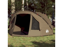 Tienda De Pesca 4 Personas Impermeable Verde Oliva