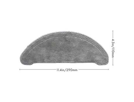 Para xiaomi roidmi eve plus aspirador de pó escova lateral principal mop pro rag