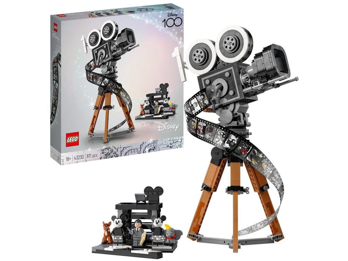 LEGO Disney: Câmara de Tributo da Walt Disney – Kit de construção do 100.º aniversário da Disney (811 peças)