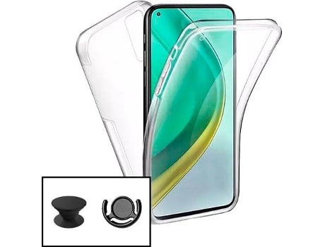 Carcasa + GripHolder + Soporte Oppo A53s PHONECARE 360° Impact Protection Transparente