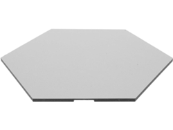 Bandeja hexagonal extraíble para modelar arcilla, fabricada en aluminio y plástico, con base antiadherente. SFUSHOS