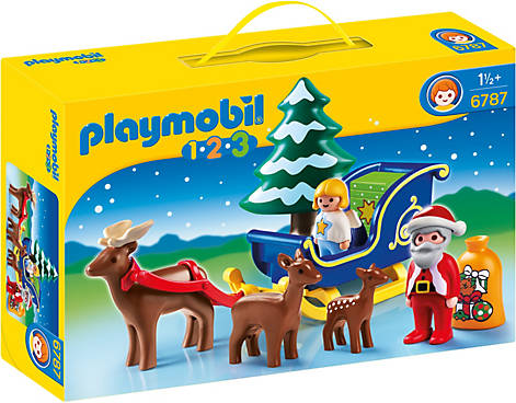 PLAYMOBIL: Papá Noel con trineo de renos (Edad Mínima: 1,5)