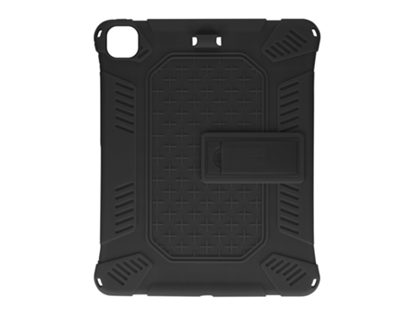 Funda Apple iPad Pro 12.9 2020 Híbrida Diseño Relieve Soporte Bandolera Negro AVIZAR