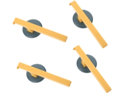 Juego de 4 toalleros, instalación sin taladros, ganchos de pared Gokoco